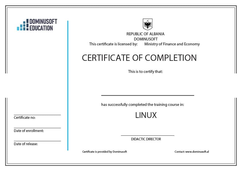 Çertifikata-LINUX