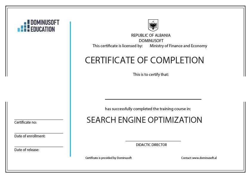 Çertifikata-Search Engine Optimization